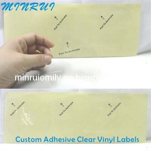 Clear Round Stickers,Diecut Label Sheet Blank,Custom Clear Vinyl Stickers Printing