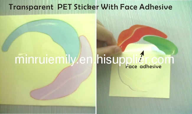 Clear Round Stickers,Diecut Label Sheet Blank,Custom Clear Vinyl Stickers Printing