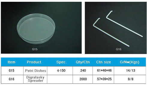 High transparent PS Petri Dishes