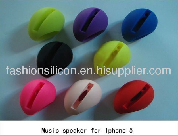 2012 Newest Silicon iphone horn for iphone