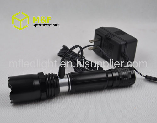 5watt cree led torch light rechargeable police flashlight