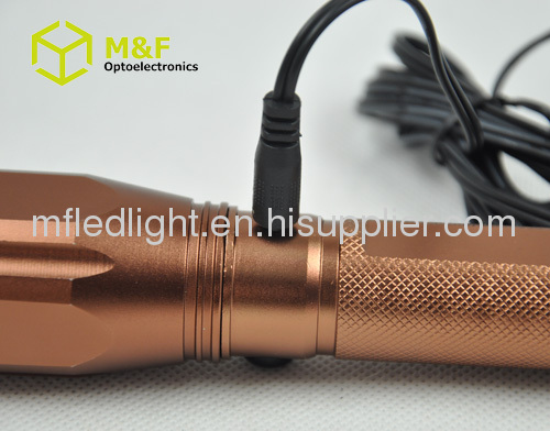 Rechargeable cree q5 led flashlight