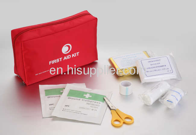 DIN13164 Certificated 170D Nylon material medium size Car first aid kit