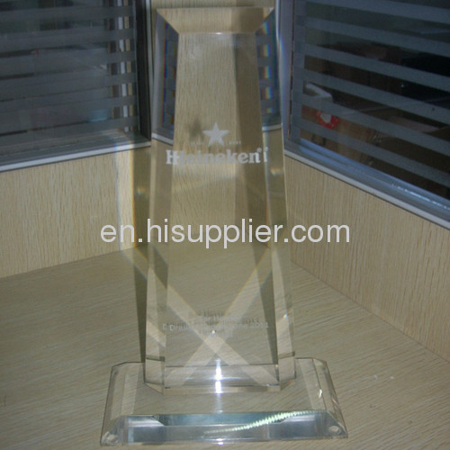 Clear Custom Fashion Plexiglass/Pmma/Acrylic Trophy
