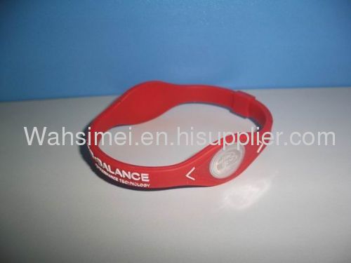 Cheaper price high quality silicone power bracelet