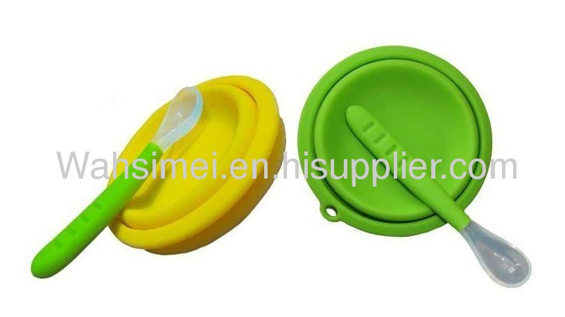 100% food grade silicone spoon for baby