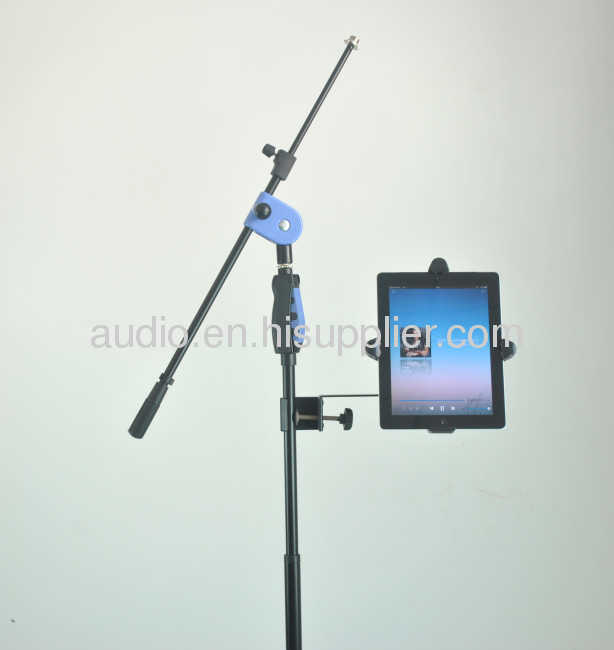 Multi-use Microphone Stand with Clip Ipad Holder MS007-IPDS-CLP