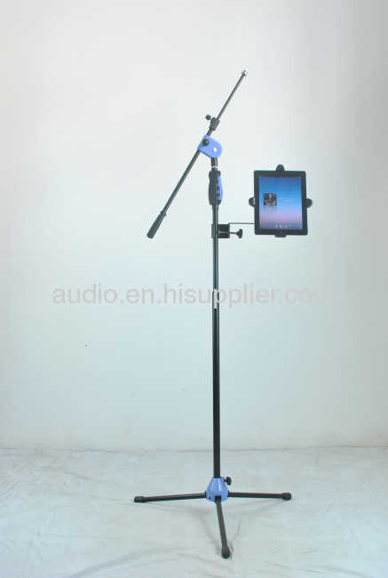 Multi-use Microphone Stand with Clip Ipad Holder MS007-IPDS-CLP