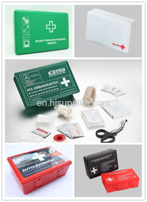 2012 Popular high quality PP Car first aid kits 