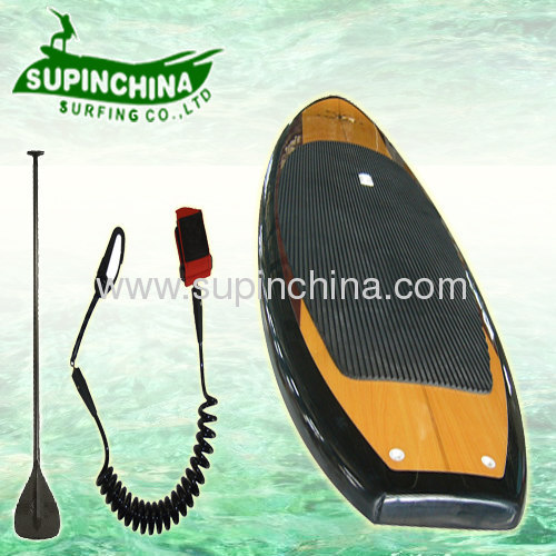 wooden color sup board