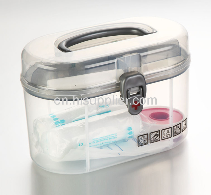  PVC small size popular home /pet /office First aid box 