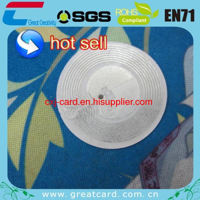 30mm diameter round NFC sticker