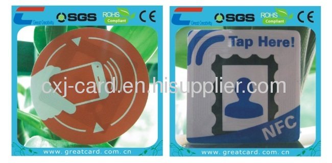 RFID nfc tag for mobile phone payment