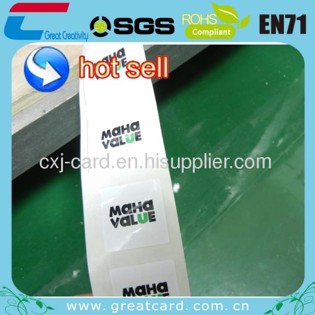 30mm Round NTAG203 Clear NFC Stickers