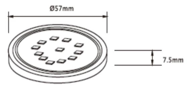 New model 12pcs 3528SMD LED Cabinet Light