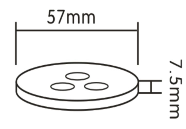 New model 3pcs 3W LED Cabinet Light