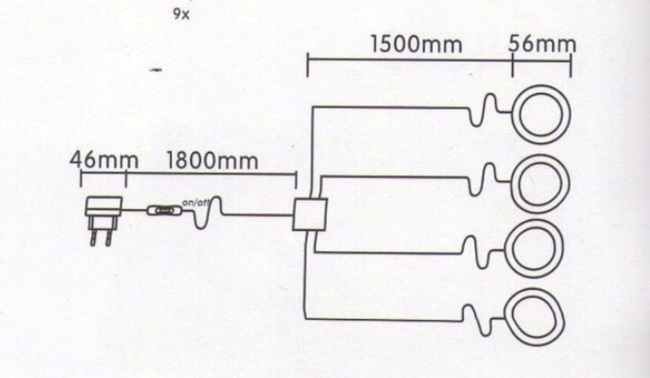 6PCS 3528SMD LED Cabinet Light