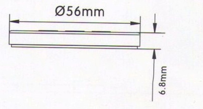 3PCS 1 Watts LED Ceiling Light