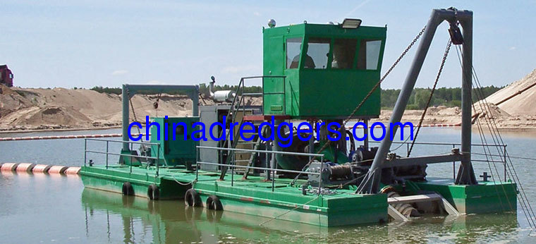 Cutter head suction dredging boat 