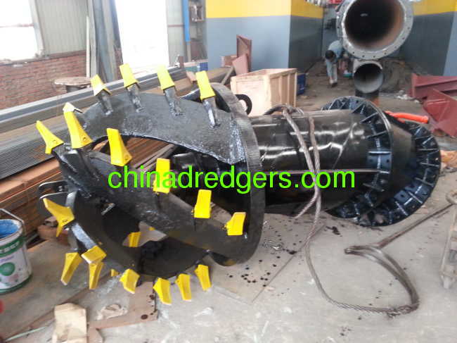 China hydraulic cutter head river sand dredgers 