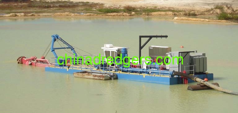 China hydraulic cutter head river sand dredgers 