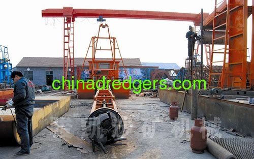 China hydraulic cutter head river sand dredgers 