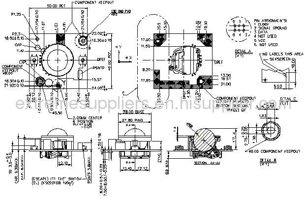 19mm Optical Trackball Module