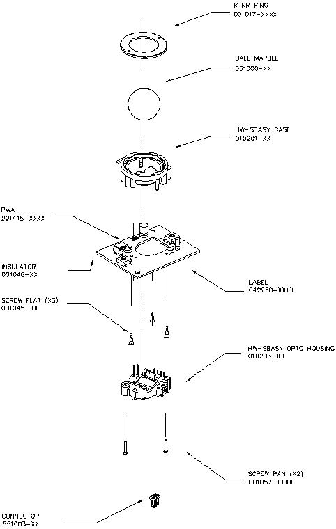 19mm Optical Trackball Module