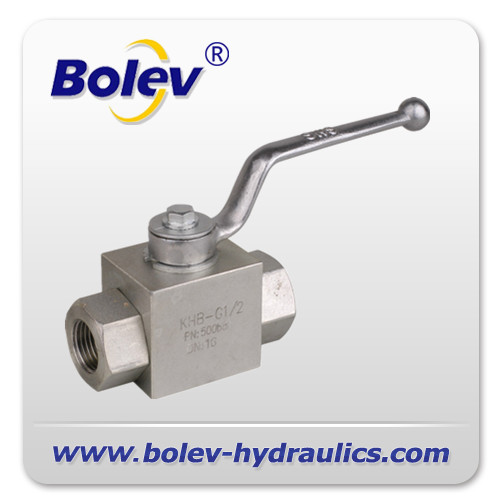 KHB 2 way high pressure ball valve