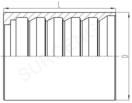 Skive Ferrule for R12/20-24 Hose 