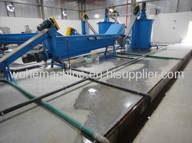 PET plastic bottles recycling washing line 