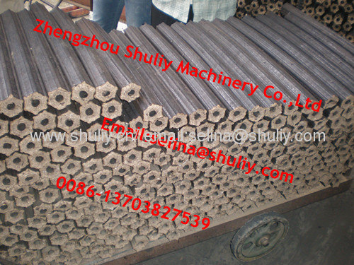 wheat husk charcoal briquette making machine / rice husk briquette making machine for charcoal use