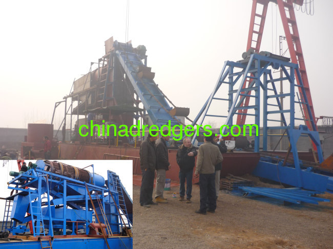 Chain bucket gold choosing equipment