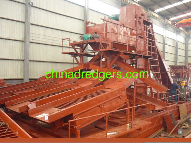 Chain bucket gold choosing equipment