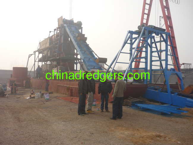 Chain bucket gold choosing equipment