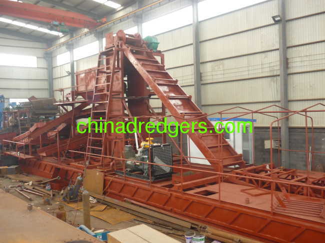 Chain bucket gold choosing equipment