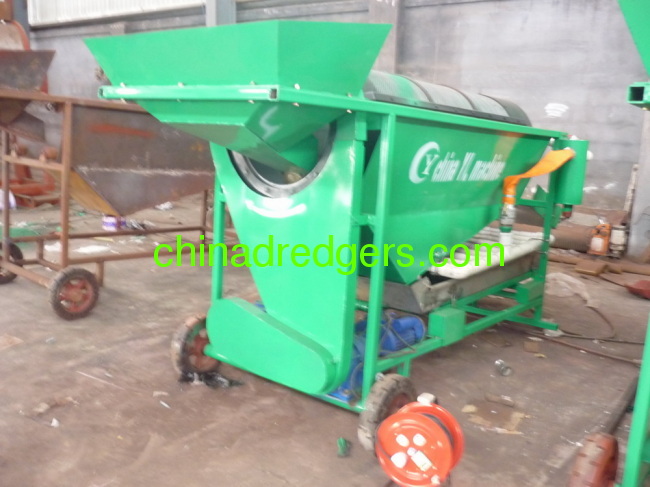 Portable small separation of gold equipment