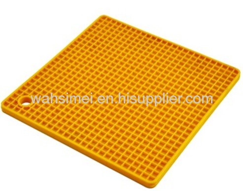 Honeycomb silicon cup mats