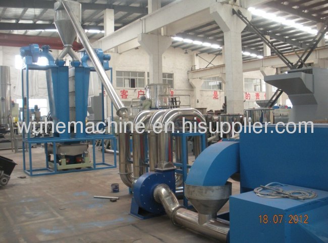 waste bottle washing and recycling line 