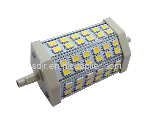 118mm 8w R7S led lamp double ended