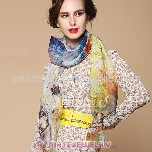 Fashion Designer Silk Scarves 170×50cm Long Oblong Silk Scarves Wholesale