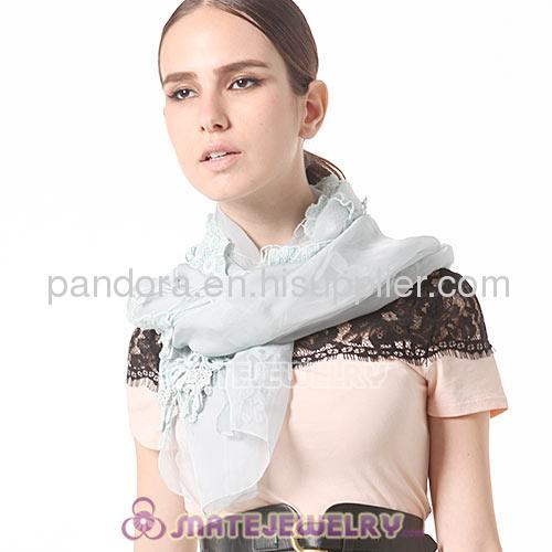 Rose pattern Silk Scarves 170×50cm Long Oblong Silk Scarves Wholesale