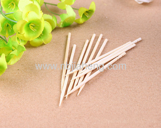Wholesale Nontoxic Nautral Bamboo Toothpicks Set For Traveling 6.5CM