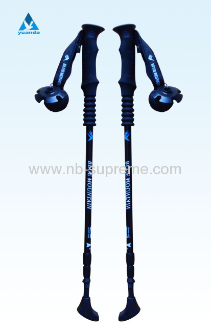 2-sections aluminum Climbingalpenstock 