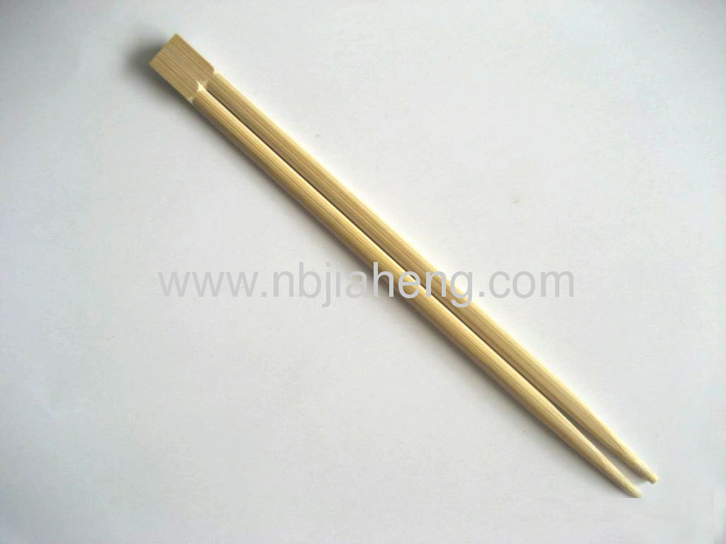 Cheapest Disposable Bamboo chopsticks with printed logo pvc wrapped 