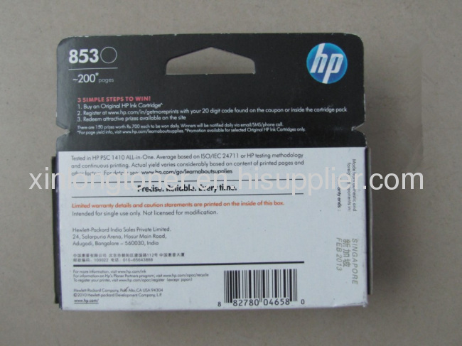 Original HP853 Ink Cartridge