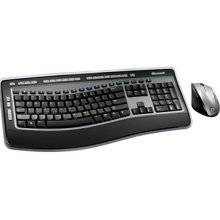 Microsoft Wireless Laser Desktop 6000 V3 Keyboard and mouse set - wireless - Black, Silver - English - North America