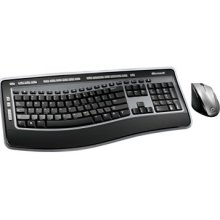 Microsoft Wireless Laser Desktop 6000 V3 Keyboard and mouse set - wireless - Black, Silver - English - North America