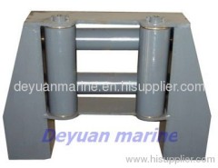 DIN type roller fairlead