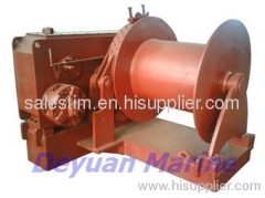 electric single gypsy mooring winch